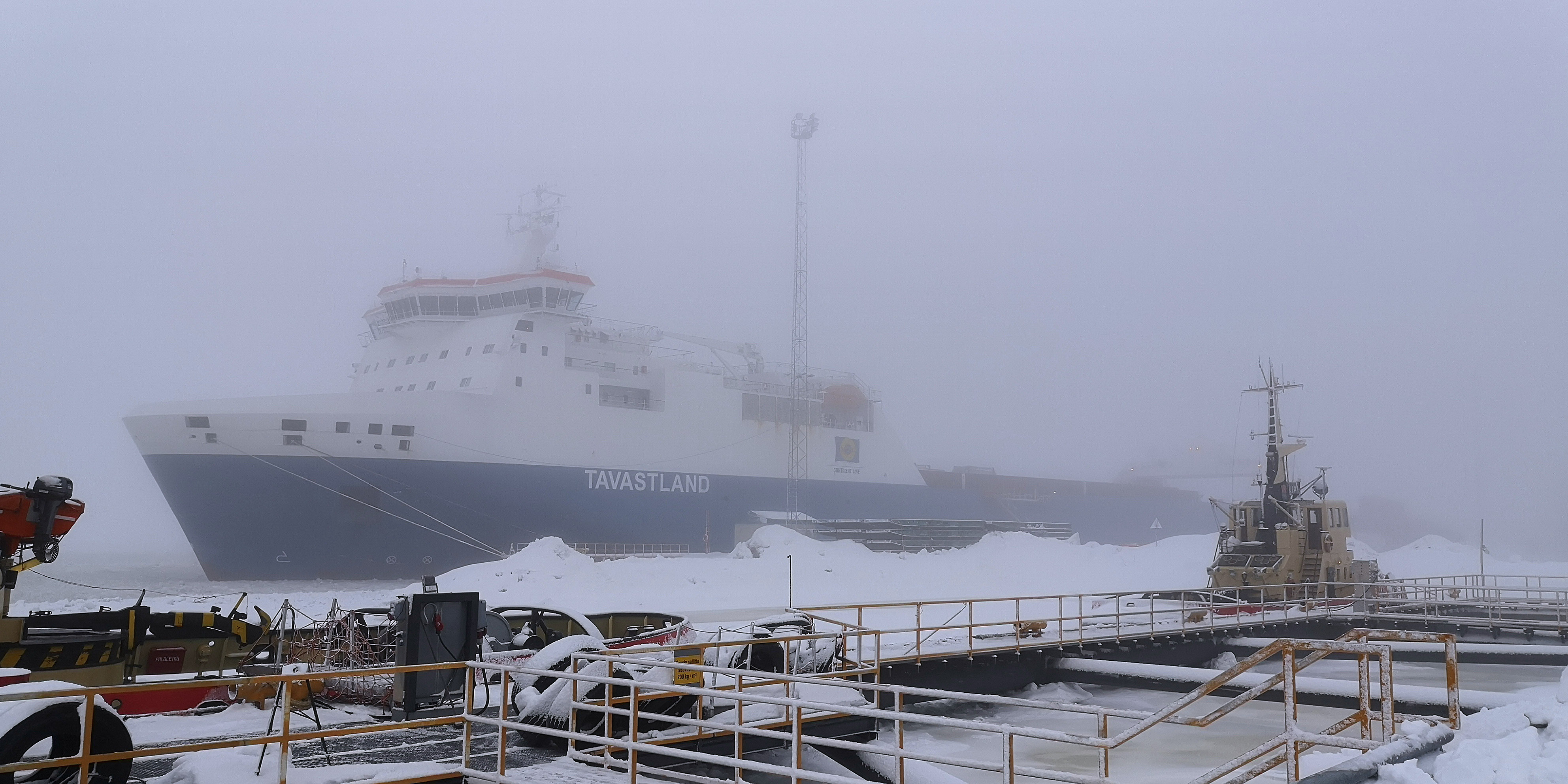 Das Wetter hat sich schnell verändert - kalter Nebel zieht auf